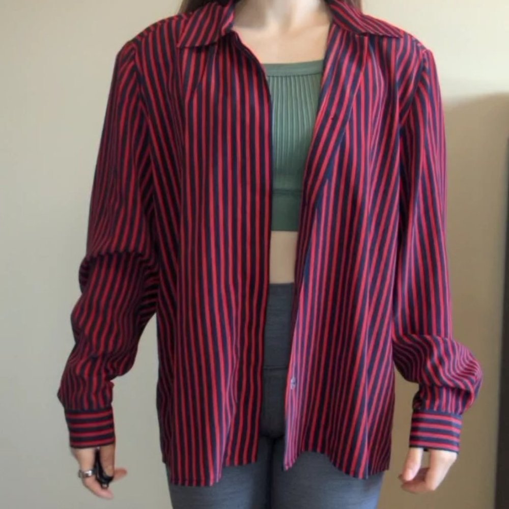 'Leslie Fay' VINTAGE 80s Blouse